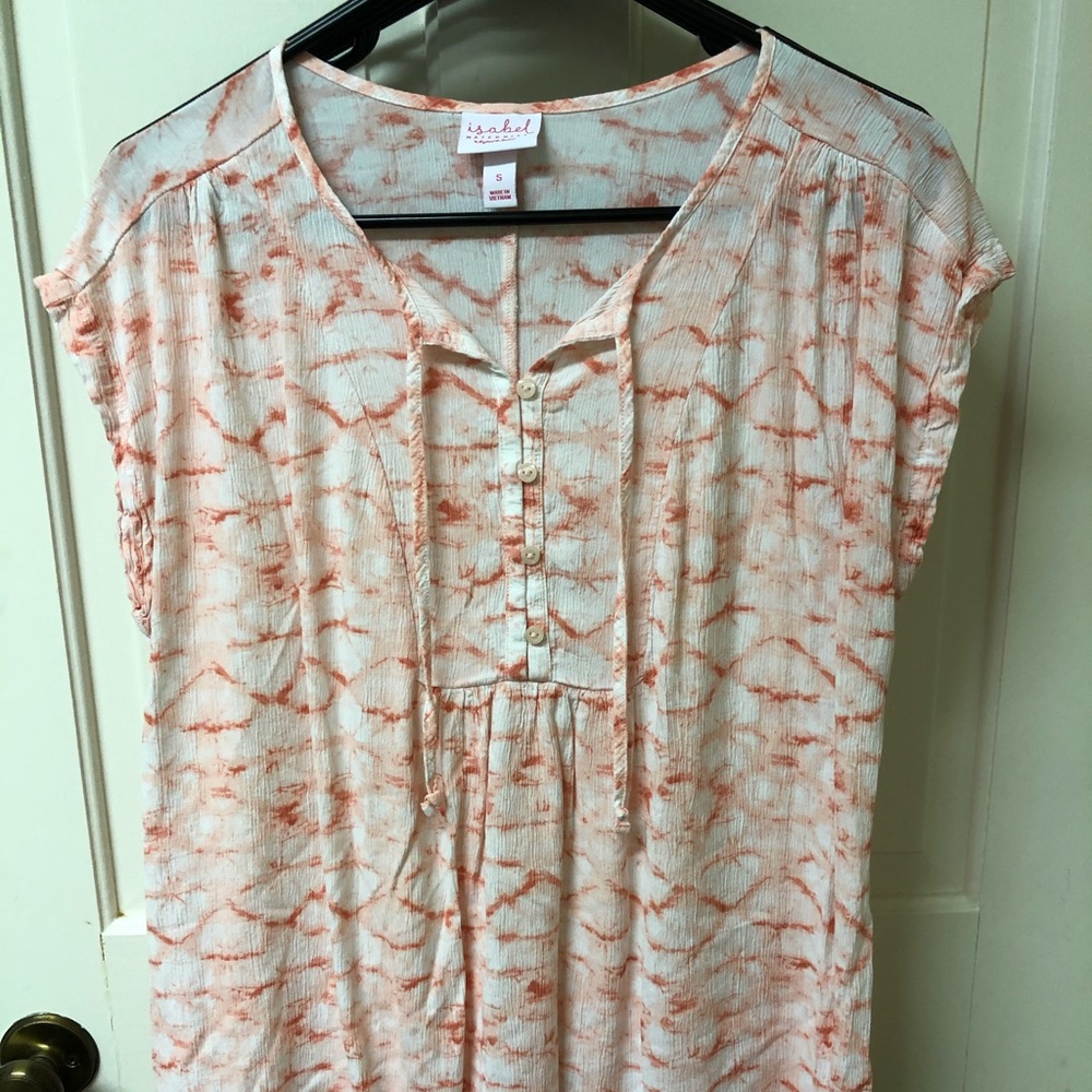 Button front maternity top